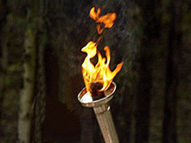 Церемония передачи Олимпийского огня