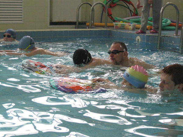 Детские соревнования по плаванию