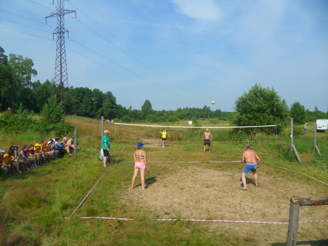 Открытый туристский слет Щелковского района - волейбол