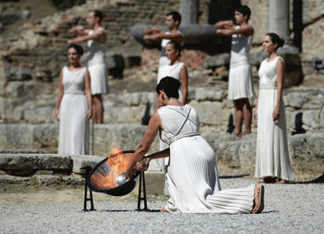В Греции зажжен огонь XXII зимних Олимпийских игр 2014